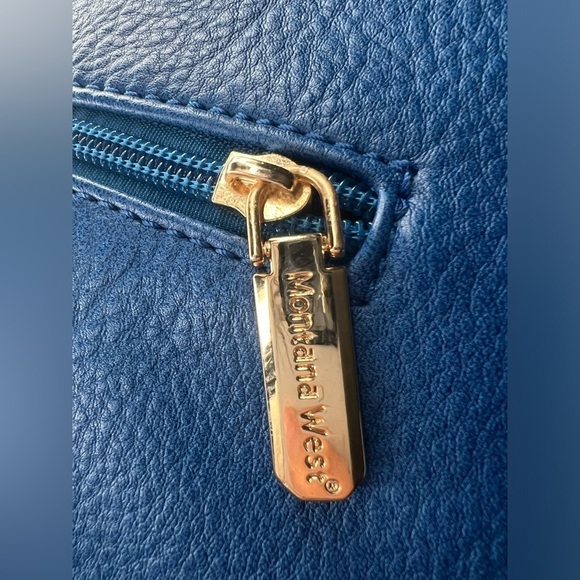 Cobalt Blue Montana West Large Hobo Bag with Removable Crossbody Strap - Picture 10 of 11